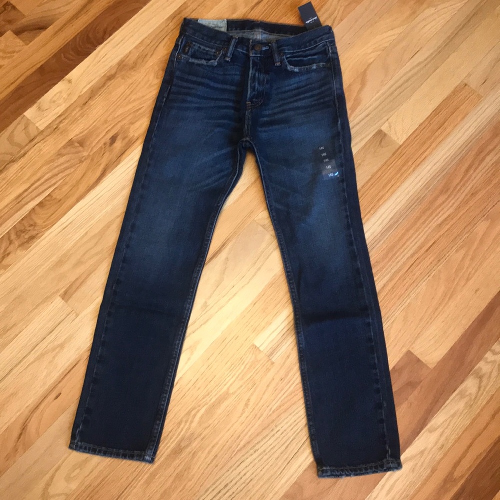 Boys dark wash Abercrombie jeans